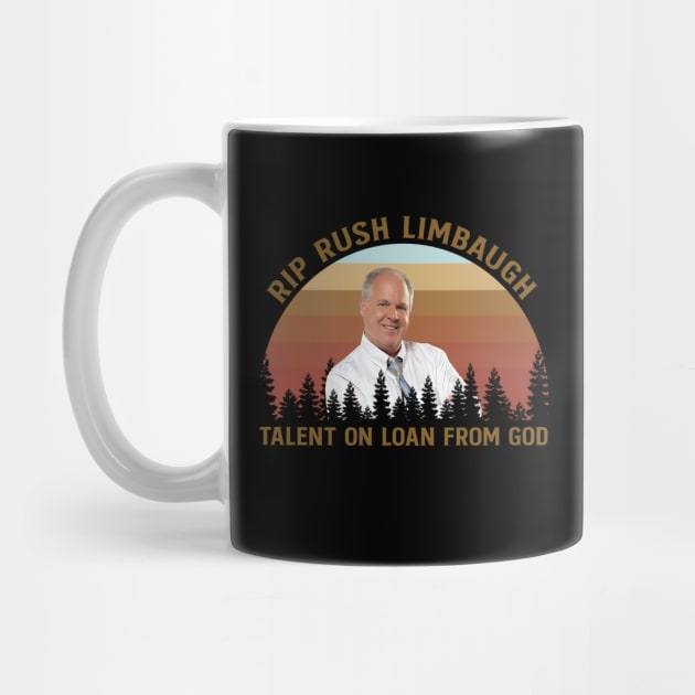 RIP RUSH LIMBAUGH Talent on loan from God by CelestialCharmCrafts